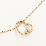 Gargantilla Salina Heart en Oro de 18 kt