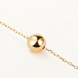 Gargantilla Orbital en Oro Amarillo de 18 kt