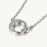 Gargantilla Selene de Diamantes Naturales en Oro Blanco de 18 kt