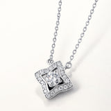 Gargantilla Dara de Diamantes 0,19 ct en Oro Blanco de 18 kt