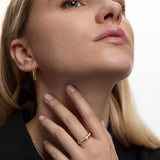 Sortija Victoria Petite de Diamantes en Oro Amarillo de 18 kt