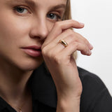 Sortija Gabrielle de Diamantes Naturales en Oro Amarillo de 18 kt