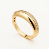 Sortija Gabrielle de Diamantes en Oro Amarillo de 18 kt