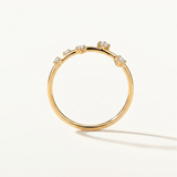 Sortija Tiny Diamond Stardust en Oro Amarillo de 18 kt