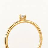 Sortija Tiny Diamond Duo en Oro Amarillo de 18 kt