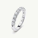Sortija Alianza Eternity de Diamantes 1,08 Cts. en Oro Blanco de 18 kt