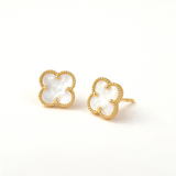 Pendientes Petal Lumi en Oro Amarillo de 18 kt