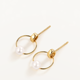 Pendientes Salina Hoop en Oro de 18 kt