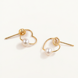 Pendientes Salina Heart en Oro de 18 kt