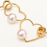 Pendientes Salina Heart en Oro de 18 kt