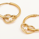 Pendientes Salina Love en Oro de 18 kt