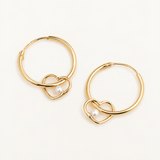 Pendientes Salina Love en Oro de 18 kt