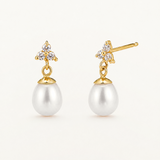 Pendientes Sillage Bloom en Oro Amarillo de 18 kt