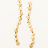Pendientes Circles Largos en Oro Amarillo de 18 kt