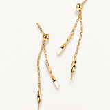 Pendientes Tors Largos en Oro Amarillo de 18 kt