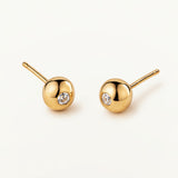 Pendientes Esfera en Oro de 18 kt
