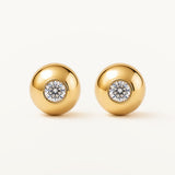 Pendientes Esfera en Oro de 18 kt