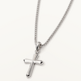 Collar Bolden Cross en Plata de Primera Ley