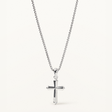 Collar Bolden Cross en Plata de Primera Ley