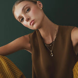 Gargantilla Bold en Plata 925 Bañada en Oro de 18 Kt