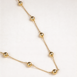 Gargantilla Bold en Plata 925 Bañada en Oro de 18 Kt