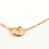 Gargantilla Duo Link en Plata 925 Bañada en Oro de 18 Kt