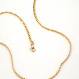 Gargantilla Trena en Plata 925 Bañada en Oro de 18 Kt