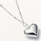 Gargantilla Bold Heart en Plata de Primera Ley