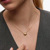Gargantilla Heart Band en Plata 925 Bañada en Oro de 18 Kt