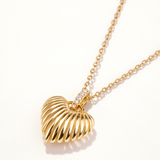 Gargantilla Heart Band Icon en Plata 925 Bañada en Oro de 18 Kt