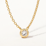 Gargantilla Oria Radiant Mini en Plata 925 Bañada en Oro de 18 Kt