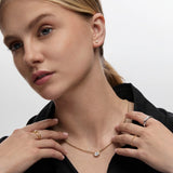 Gargantilla Oria Beads en Plata 925 Bañada en Oro de 18 Kt