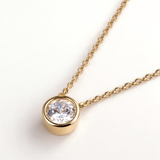 Gargantilla Oria Radiant en Plata 925 Bañada en Oro de 18 Kt