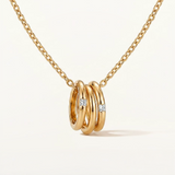 Gargantilla Unity en Plata 925 Bañada en Oro de 18 kt