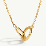 Gargantila doble aro Daily Icons en Plata 925 Bañada en Oro de 18 Kt