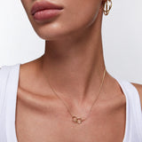 Gargantila doble aro Daily Icons en Plata 925 Bañada en Oro de 18 Kt