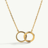 Gargantila doble aro Daily Icons en Plata 925 Bañada en Oro de 18 Kt