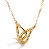Gargantilla Duo Infinity en Plata 925 Bañada en Oro de 18 Kt