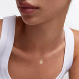 Gargantilla Horus en Plata 925 Bañada en Oro de 18 Kt