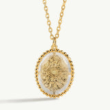 Gargantilla Horus en Plata 925 Bañada en Oro de 18 Kt
