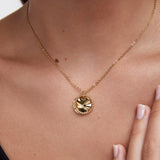 Gargantilla Mini Beads en Plata 925 Bañada en Oro de 18 Kt