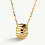 Gargantilla Sleek Lines en Plata 925 Bañada en Oro de 18 Kt