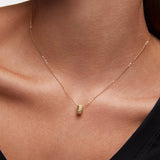 Gargantilla Sleek Lines en Plata 925 Bañada en Oro de 18 Kt