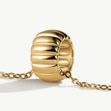 Gargantilla Sleek Lines en Plata 925 Bañada en Oro de 18 Kt