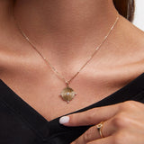 Gargantilla Mystic Glow Guide en Plata 925 Bañada en Oro de 18 Kt