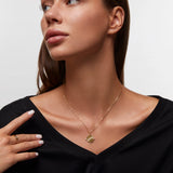 Gargantilla Mystic Glow Guide en Plata 925 Bañada en Oro de 18 Kt