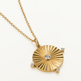 Gargantilla Mystic Glow Guide en Plata 925 Bañada en Oro de 18 Kt