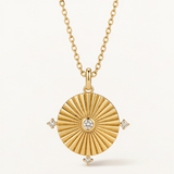 Gargantilla Mystic Glow Guide en Plata 925 Bañada en Oro de 18 Kt
