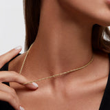 Gargantilla Radiance en Plata 925 Bañada en Oro de 18 kt