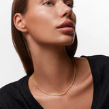 Gargantilla Radiance en Plata 925 Bañada en Oro de 18 kt